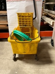 Wash bucket and hose.