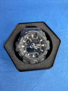 lot 38 image: G-Shock Mens Black AnalogDigital Resin Watch