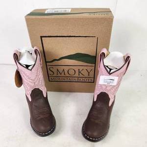 New Girls Smoky Mountain Boots BrownPink Size 11Style 1574 C