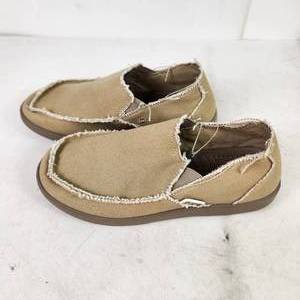 Mens Canvas Brown Crocs Size 8M Great Condition