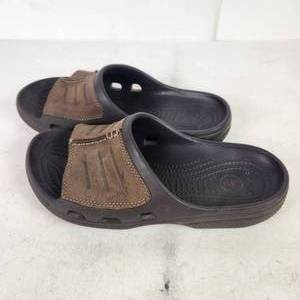 Mens SandalsSlides Brown Size 7 Great Condition