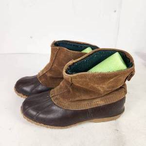 Mens Sorel Arapaho Boots Brown Leather Rubber Waterproof Size 11