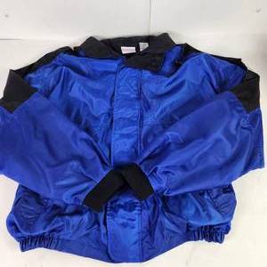 Mens Unlimited Marlboro BlueBlack Windbreaker Size L Good Condition