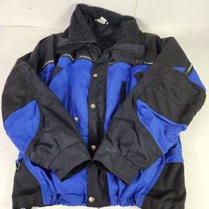 Mens Polaris Winter Jacket BlackBlue Size M Great Condition