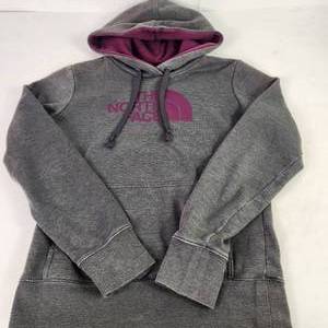 Womens GrayPurple The North Face Hoodie Size XS Some Fading On Arm See Pictures Good Condition