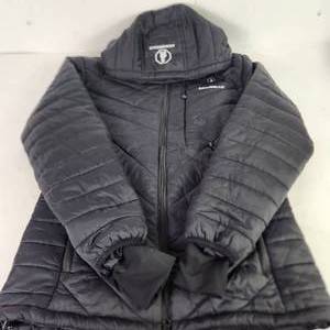 Womens Kombear Black Puffer Jacket Size Large Great Condition