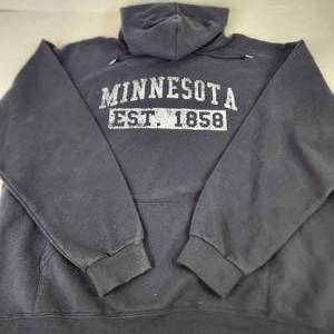 Minnesota Gray Hoodie Size XL Some Stains Great Work Sweatshirt