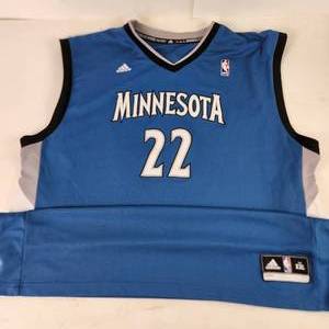 Minnesota Timberwolves Jersey #22 Wiggins Adidas Size 2XL