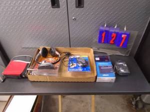 Flat of electronics. As shown.
