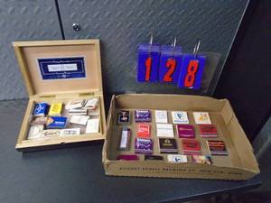Flat of vintage match books. Mostly Las Vegas. As shown.