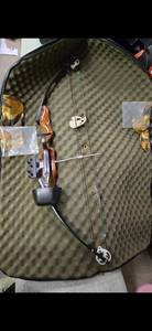 lot 12 image: High Country Excalibur Compound Hunting Bow with new arrows (Bow is like New)