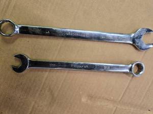 lot 62 image: 1 inch and 22mm Pittsburgh Wrenches