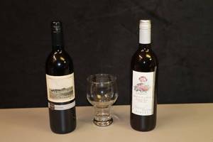 lot 212 image: Gift-ItPrairie Berry Uncle Ralphs Rhubarb and Frontenac Rose South Dakota Winery Two-Unopened 750ml Bottles