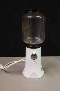 lot 216 image: KITCHENAID Vintage Style Household Coffee Bean Mill Grinder White