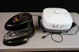 lot 230 image: Presto Pizzazz Pizza Oven(no tray), West-Bend Electric Skillet