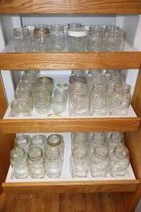 lot 291 image: Canning Jars Ball Kerr Atlas Mason Jars Etc)