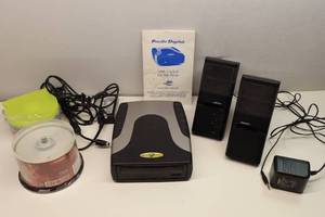 lot 298 image: Pacific Digital CD-RW Drive, Bose MediaMate Computer Speakers Etc