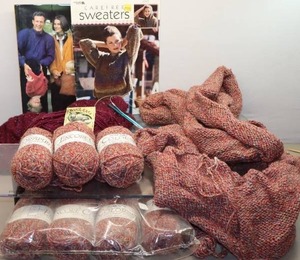 lot 312 image: Projects Started wAdditional Yarn