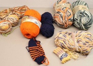 lot 335 image: Wool Sock Scarf Yarn By Regia, Opal Etc