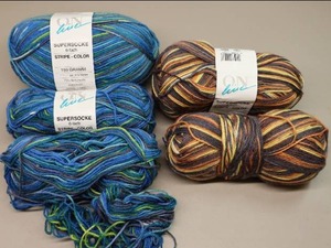 lot 342 image: Wool Sock Scarf Yarn By OnLine SuperSock