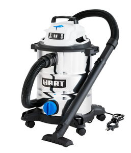lot 103 image: HART 8 Gallon 6 Peak HP Stainless Steel WetDry Vacuum