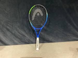 lot 319 image: HEAD Ti.Conquest Tennis Racquet (4-14), NavyTeal, 9.7 Ounces, 108 Sq. in.