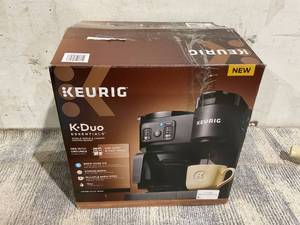 lot 107 image: Keurig K-Duo Essentials, Hot & Iced Single-Serve K-Cup Pod Coffee Maker & Carafe