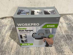 lot 112 image: WORKPRO Electric Stain Sprayer with 0.8mm Nozzle