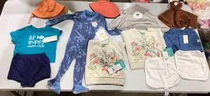 lot 414 image: LOT OF Baby Boys Clothing and Accesories- Varying Sizes