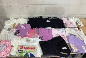 lot 443 image: LOT OF 15 Girls Clothing, Size L (1012)