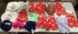 lot 413 image: LOT OF Baby Girls Clothings and Accesories- Varying Sizes