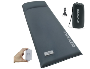 lot 542 image: INVOKER Camping Sleeping Pad Built-in Electric Air Pump 3.4 Ultra-Thick Self Inflating Sleeping Pad