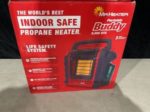 lot 365 image: Mr. Heater F232000 MH9BX Buddy 4,000-9,000-BTU Indoor-Safe Portable Propane Radiant Heater