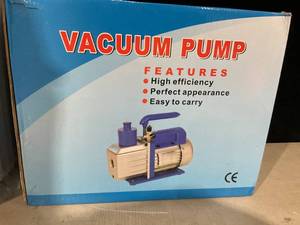 lot 52 image: Mophorn Vacuum Pump 7 CFM 12 HP Single Stage Air Conditioning Vacuum Pump for R12 R22 R134a R410a Systems