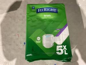 lot 372 image: 32PCS 5XL Medline Baribrief Plus Bariatric Briefs, 90-106, Bariatric