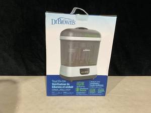 lot 381 image: Dr. Browns All-in-One Sterilizer and Dryer for Baby Bottles, Parts & Other Newborn Essentials
