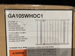 lot 384 image: Safety 1st Easy Install 28 High Walk Thru Gate, Fits Between 29 and 38