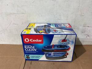 lot 260 image: O-Cedar RinseClean Spin Mop & Bucket System Clean with Clean Water