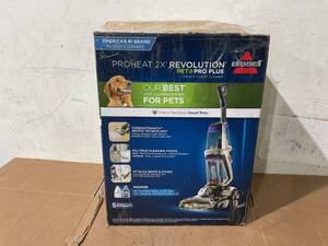 lot 266 image: BISSELL ProHeat 2X Revolution Pet Pro Plus, 3588F, Upright Deep Cleaner, 30-minute Dry Time