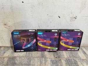 lot 193 image: LOT OF 3 Govee LED Strip Lights