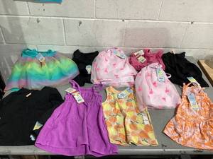 lot 449 image: LOT OF 10 Girls Clothing, Size 2T