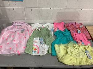 lot 458 image: LOT OF 10 Girls Clothing, Size 5T