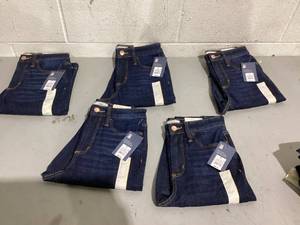 lot 476 image: LOT OF 5 Girls Jeans, Size 0 L