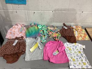 lot 493 image: LOT OF 10 Girls Clothing, Size 18 months