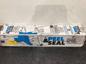 lot 573 image: PEEL AND SEAL- SELF-STICK ALUMINUM ROLL ROOFING - White 36 x 33.5