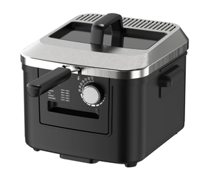 lot 586 image: Mainstays 4L Deep Fryer, Stainless Steel Lid, Electric, New Model MS8400778514-2