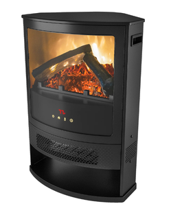 lot 588 image: Better Homes & Gardens New Electric Corner Stove Heater with Remote