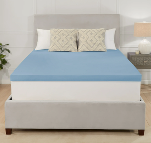 lot 597 image: Mainstays 3 Memory Foam Mattress Topper, Queen