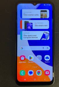 lot 12 image: Samsung Galaxy A14, 5G, 64GB, Black- IN STORE DISPLAY MODE