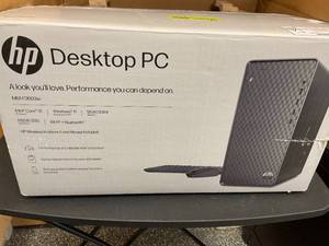 lot 7 image: HP Windows Desktop Intel Core i5-13400 12GB RAM 512GB SSD Dark Black